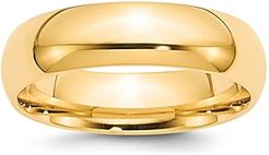 4mm Half Round Band Ring in 14K Yellow Gold - 100% Exclusive