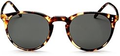 O'Malley Mirrored Round Sunglasses, 45mm