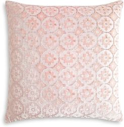 Small Moroccan Velvet Decorative Pillow, 18 x 18