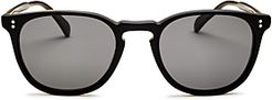 Polarized Finley Esq. Mirrored Sunglasses, 51mm