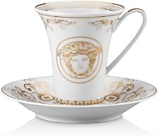 Rosenthal Versace Medusa Gala Coffee Cup & Saucer