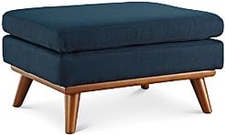 Engage Upholstered Fabric Ottoman