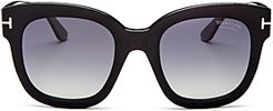 Beatrix Polarized Square Sunglasses, 52mm