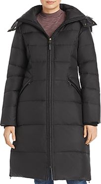 Faux Fur Trim Puffer Coat