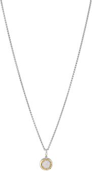Marc & Marcella Diamond Necklace in Sterling Silver & 14K Gold-Plated Sterling Silver, 0.07 ct. t.w, 17 - 100% Exclusive