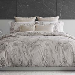 Marbled Duvet Cover, Queen