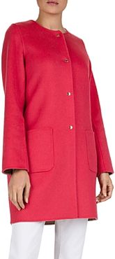 Double-Face Reversible Wool Coat