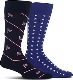 Socks American Flag - Pack of 2