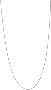 Wheat Link Chain Necklace in 14K White Gold, 18 - 100% Exclusive