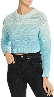 Dip-Dyed Pullover Sweater