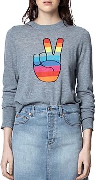 Liruius Peace Cashmere Sweater