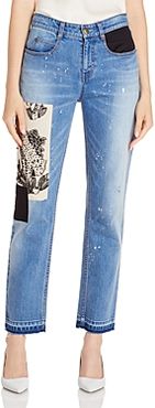 Mcauley Patch Detail Jeans