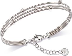 Diamond Multi-Row Bracelet in 18K White Gold, 0.15 ct. t.w.