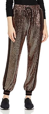 Rose Mirror Ball Jogger Pants