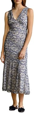 Polo Ralph Lauren Floral Print V Neck Dress