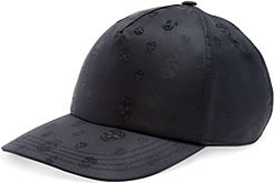 Tonal Skull Print Baseball Cap