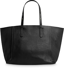 Simple Two Large Leather Tote