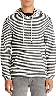 Charcoal Striped Pullover Hoodie