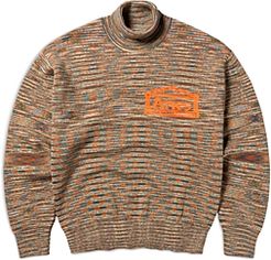 Temple Space Dye Turtleneck Sweater