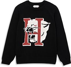 Jacquard Mascot Sweater