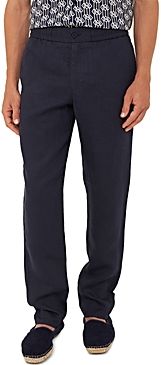 Cornell Linen Textured Garment Washed Slim Fit Pants