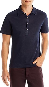 Slim Fit Navy Garment Dyed Polo Shirt