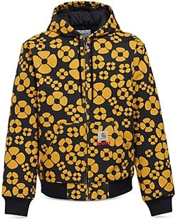 x Carhartt Wip Floral Print Hooded Jacket