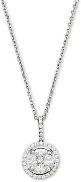 Diamond Pendant Necklace in 14K White Gold, 0.55 ct. t.w. - 100% Exclusive
