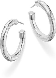Sterling Silver Glamazon Hoop Earrings