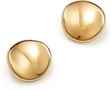 14K Yellow Gold Disk Stud Earrings - 100% Exclusive