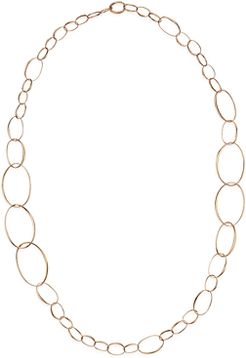 18K Rose Gold Link Necklace, 43