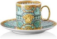 Rosenthal Versace La Scala del Palazzo Verde Coffee Cup & Saucer