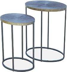 Striated Accent Table, Small