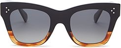 Polarized Square Sunglasses, 50mm