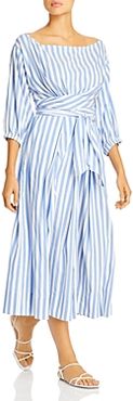 The Diane Striped Cover-Up Dress