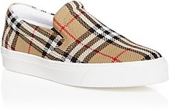 Thompson Vintage Check Slip On Sneakers