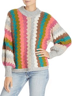 Tia Vertical Striped Sweater