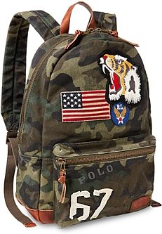 Camouflage Canvas Backpack