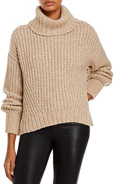 Ali Ribbed Turtleneck Sweater