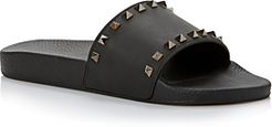 Valentino Men's Studded Slip On Sandals