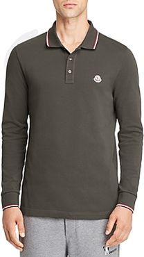 Maglia Long-Sleeve Flag Trimmed Regular Fit Polo Shirt