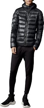 Black Label Black Disc Crofton Nylon Hooded Puffer Jacket