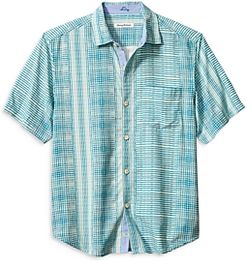 Bay Street Blues Silk Camp Shirt