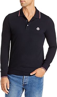 Maglia Long-Sleeve Flag Trimmed Regular Fit Polo Shirt