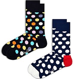 Classic Big Dot Crew Socks, Pack of 2