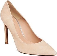 Cornel Suede Pointed Toe Pumps