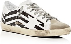 Unisex Superstar Leather Flag Low-Top Sneakers