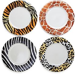 Into the Jungle Animal Patterned Service Plates/Chargers - Set of 4 - 100% Exclusive