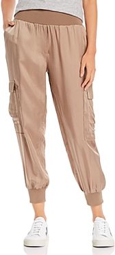 Giles High-Waist Jogger Pants