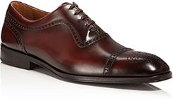 Ancona Leather Cap-Toe Oxfords